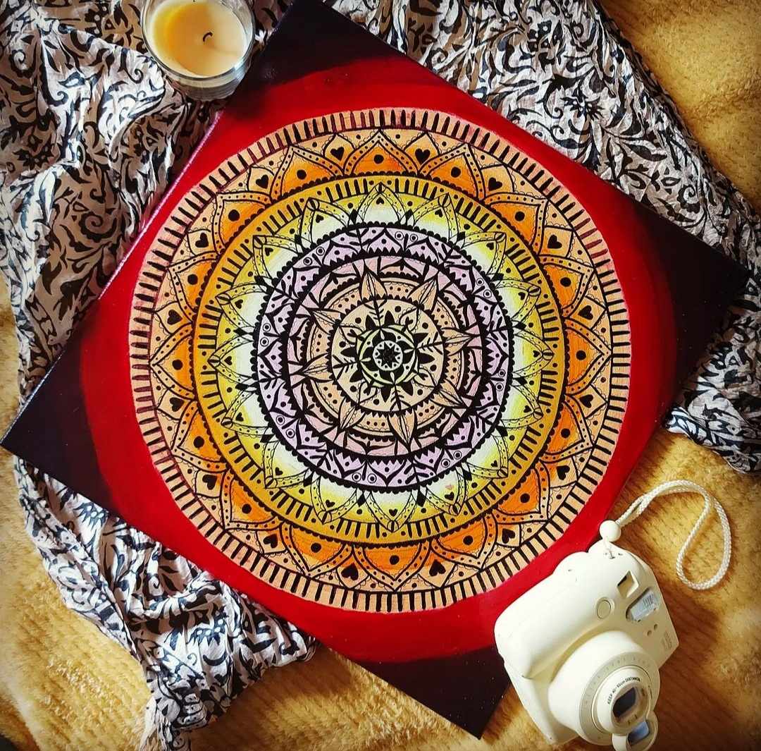 Mandala Pomarańczowa